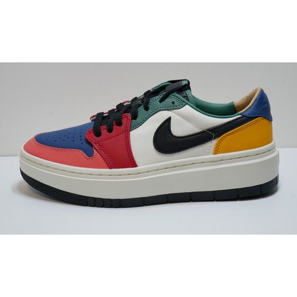 NEW NIKE AIR JORDAN 1 ELEVATE LOW MULTI COLOR DX3951 100 WOMENS SIZE - 9.5 - Picture 10 of 16